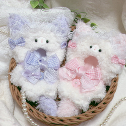 【2点セット】10-14cm ぬいぐるみ用　着ぐるみ　ぬい服　くま　アイス 10-14cm ぬいぐるみ用 着ぐるみ ぬい服 くま アイス ぬいぐるみ