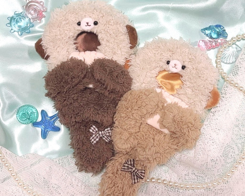 ぬいぐるみ用 着ぐるみ ぬい服 ラッコ ぬいぐるみ aki 通販 19717317