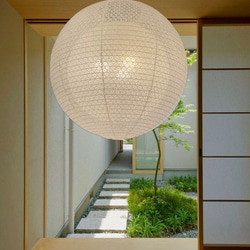 60㎝丸岐阜和紙提灯照明用替えセード白 シーリングライト・ペンダント