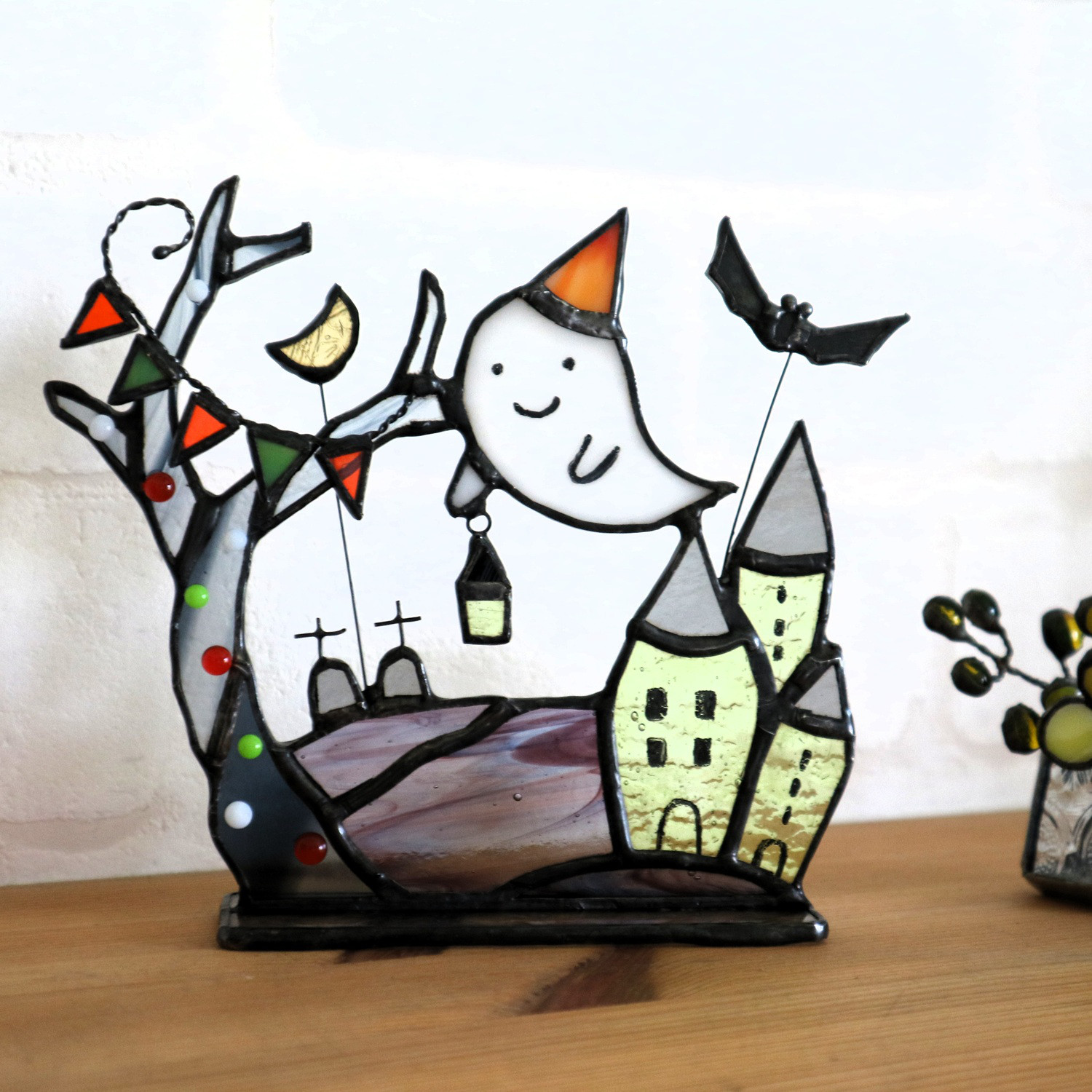 ステンドグラス・サンキャッチャー ハロウィンのお出かけ 2025（受注