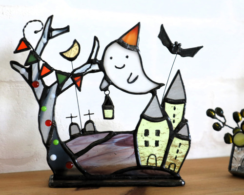 ステンドグラス・サンキャッチャー ハロウィンのお出かけ 2025