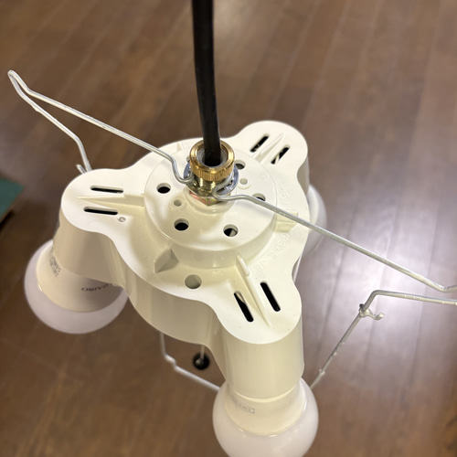 岐阜落水和紙二重提灯照明ペンダント1灯灯具付き径59㎝高さ30