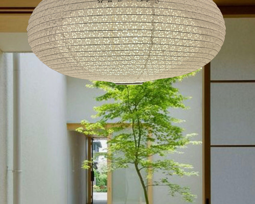 岐阜産落水和紙(もみじ柄)貼り提灯ミニスタンド 岐阜産落水和紙(もみじ柄)貼り提灯ミニスタンド