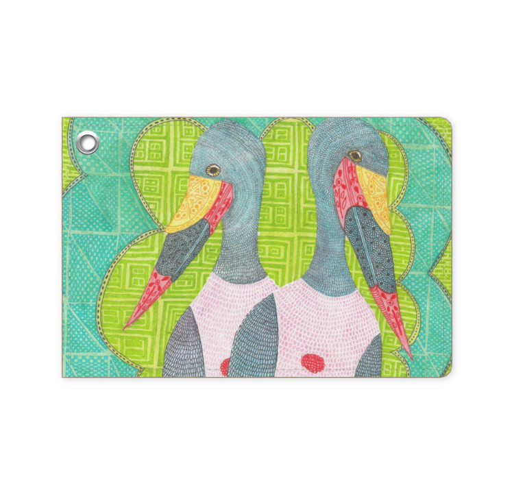 クラハシコウ｜モレンツィオ＆エステリナ｜湖のささやき｜パスケース