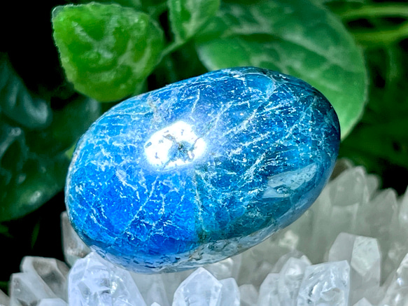 ★特別ご提供★調和を象徴する石☆絆を強める♡【アパタイト『燐灰石』タンブル】❤️ マイナスイオンの石✨ アパタイト 燐灰石 タンブル 原石 天然石