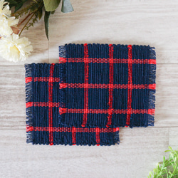 裂き織】コースター＆ティーマット ギフトセット コースター saccora