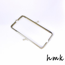 口金 がま口 角型 18cm 3本セット 選べるカラー シルバー ゴールド アンティークゴールド 4枚目の画像