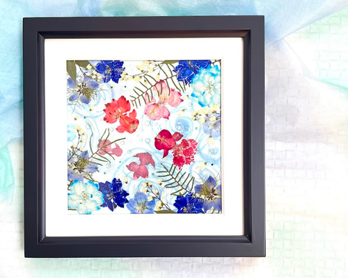 額付き押し花アート 新品 押し花専用額 押し花アート 額縁付き 縦53cm横44cm - メルカリ