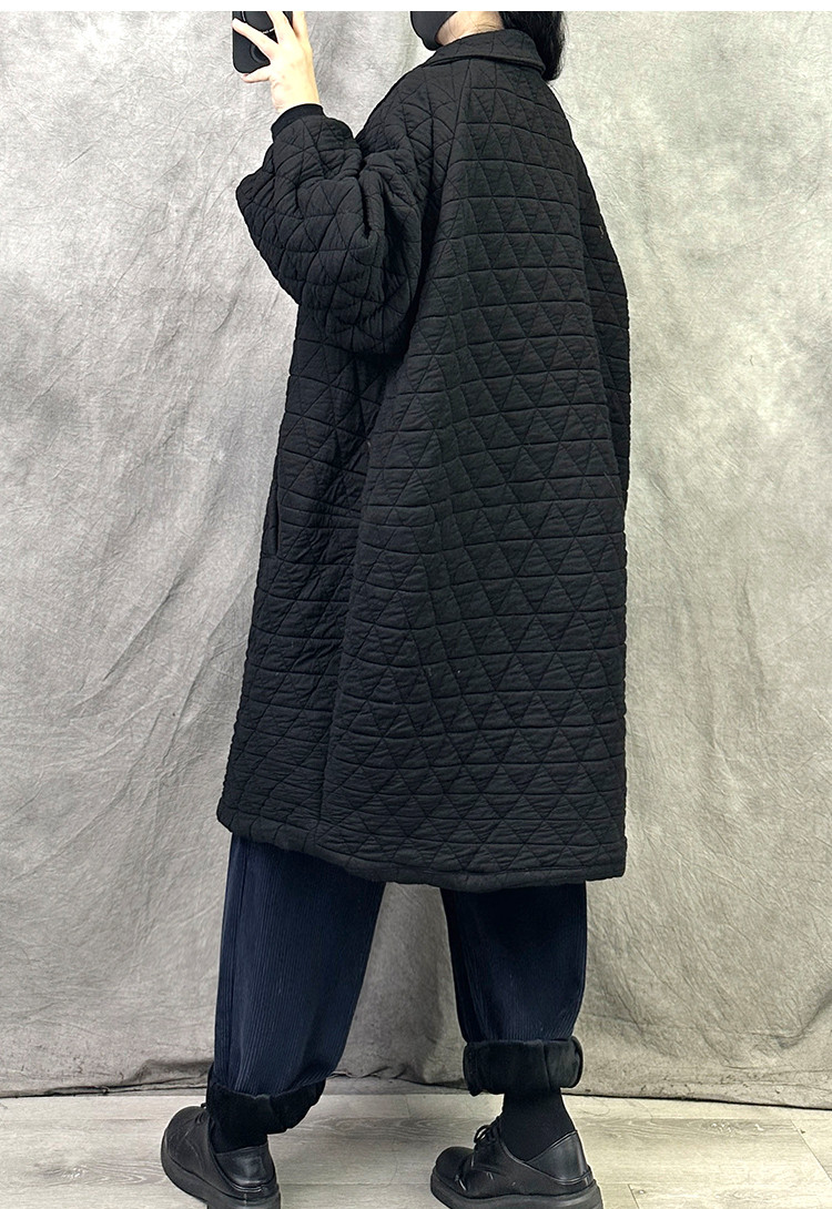 オリジナル高級ミドル丈綿入れ女性2025年新型秋冬爆金ファッションラージサイズ厚手保温