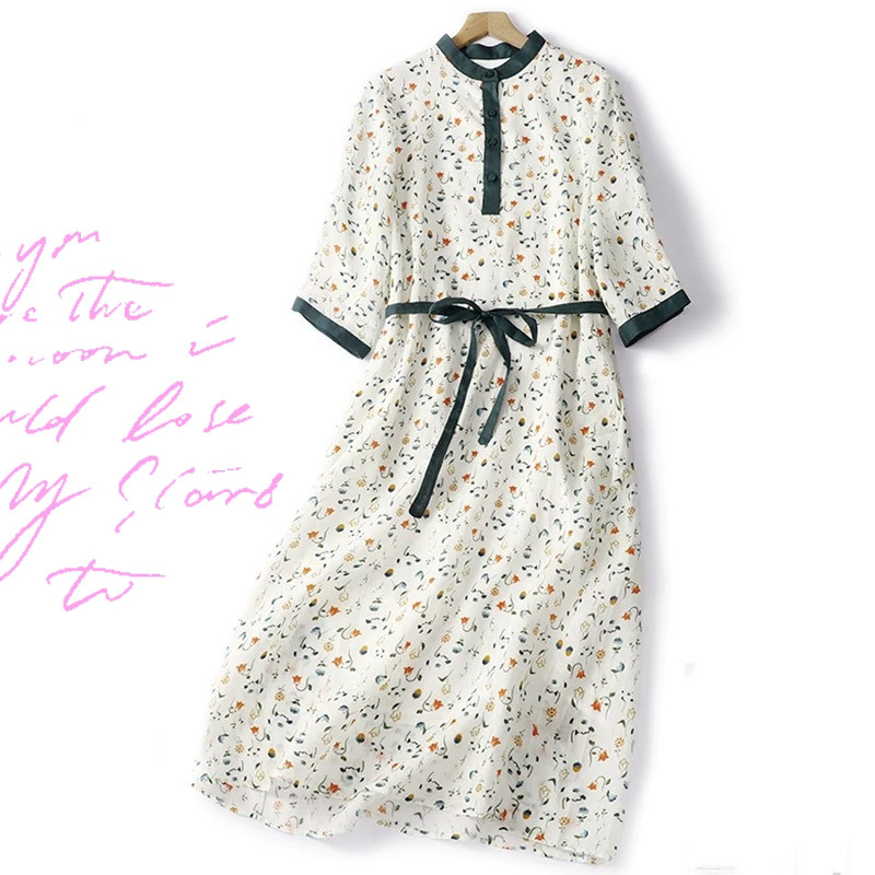 春 夏 レディース ワンピース  ゆったり 大きいサイズ 着痩せ 大人 カジュアル