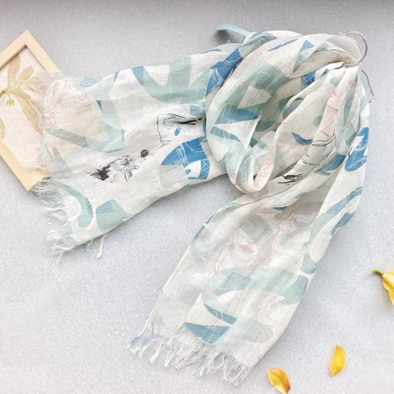 リネン100%、リネンストール、リネンショール、母の日、敬老の日、ギフト 5,678円