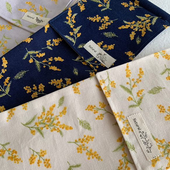 トイレットペーパーホルダーカバー♪ミモザ♡アカシア♪3カラー 8枚目の画像