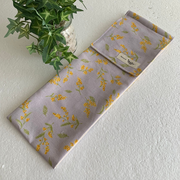 トイレットペーパーホルダーカバー♪ミモザ♡アカシア♪3カラー 5枚目の画像