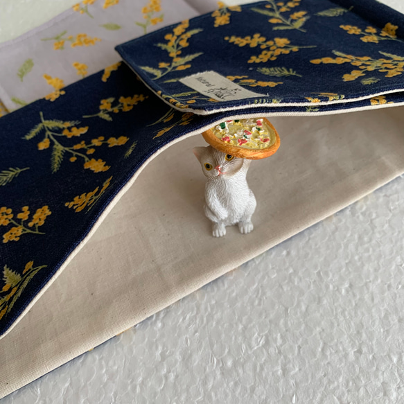 トイレットペーパーホルダーカバー♪ミモザ♡アカシア♪3カラー 7枚目の画像