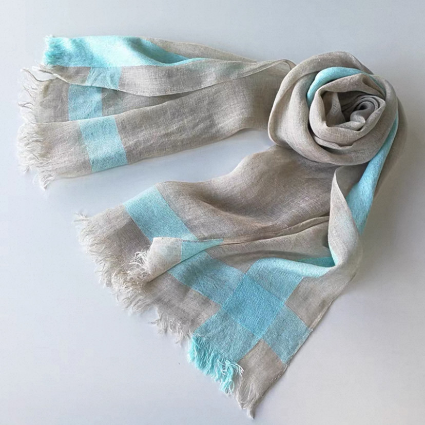 リネン100%、リネンストール、リネンショール、母の日、敬老の日、ギフト 4,682円