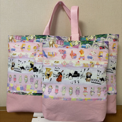 入園入学セット ユキエモン レッスンバッグ 上履き入れ 2点セット