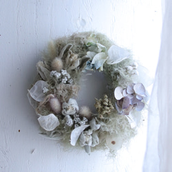 ウィンター❤リース❤クリスマス　風❤大人可愛い❤ユーカリ❤グリーン❤木ノ実 fleurdouce_ch012