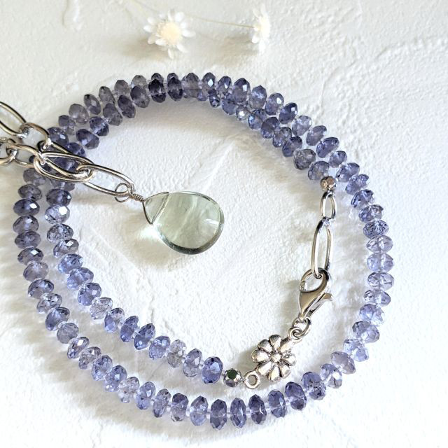 アイオライト2WAYネックレス / SV Iolite 2-Way Necklace