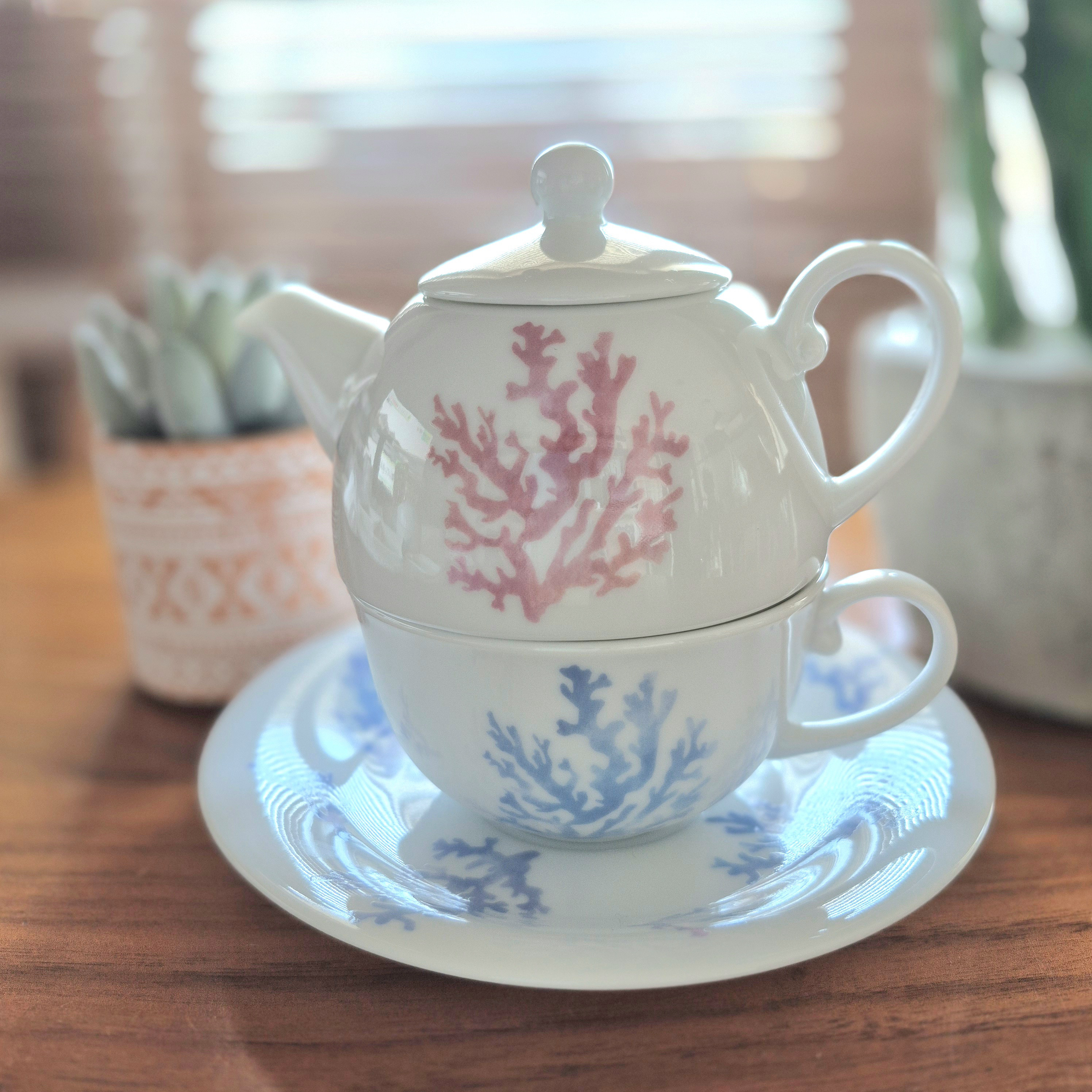 珊瑚のティー フォー ワン