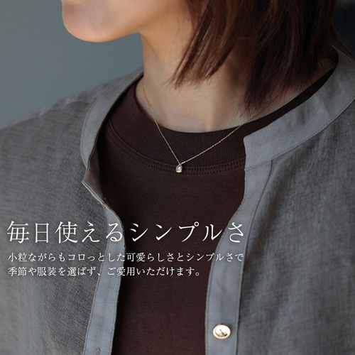 K18ダイヤモンドネックレス｜ゴールド ダイヤモンド プチネックレス