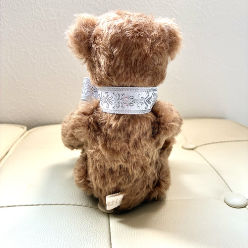 ピーチブラウンのテディベア 〜24cm〜 ぬいぐるみ sanatio 通販