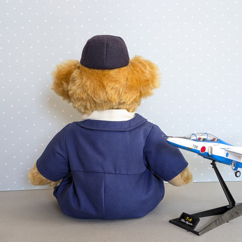 ちょっと訳あり 旧作 くまのぬいぐるみ 航空自衛隊 ブルーインパルスな