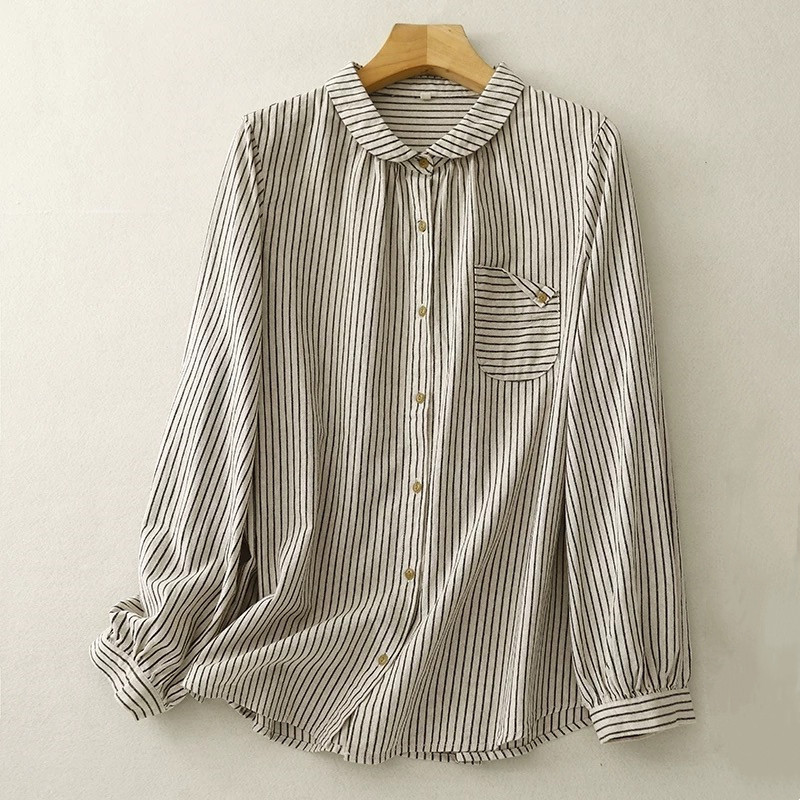 通勤 ブラウス  シャツ 大きいサイズ(長袖)