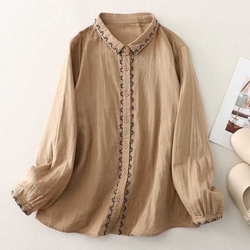 通勤 ブラウス  シャツ 大きいサイズ(長袖)