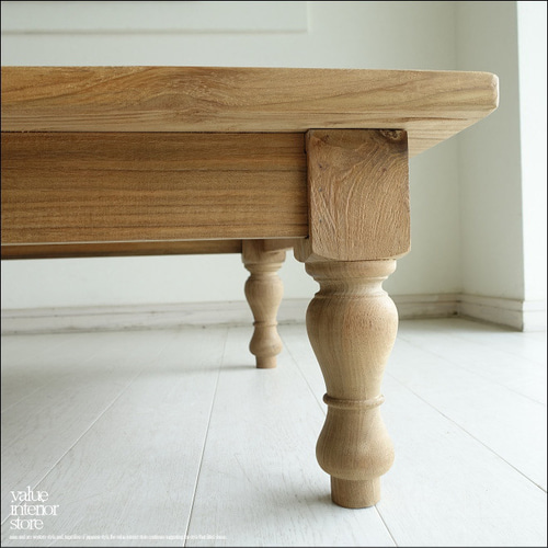 チーク無垢材 リビングテーブルcheib180N 座敷机 座卓 センター