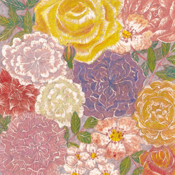 薔薇（原画＋額、マット付） 1枚目の画像
