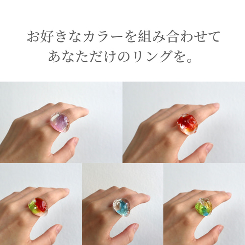 オーダーメイド ガラス リング glass ring 指輪・リング MATSUKAWA