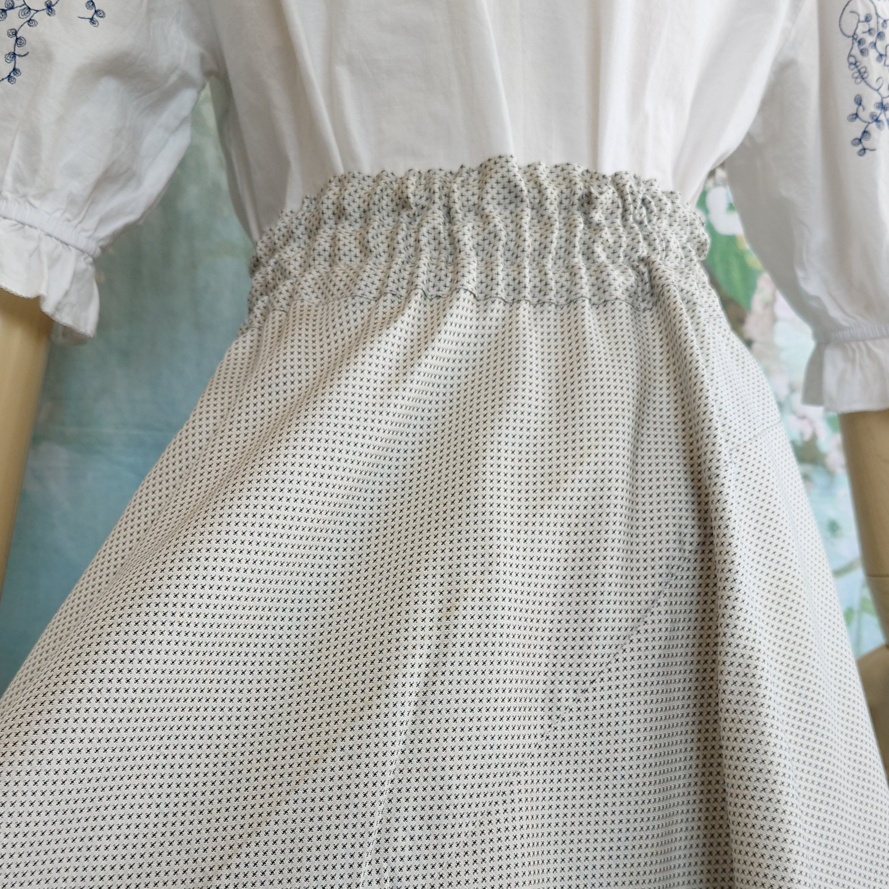 s18 サーキュラースカート 着物リメイク  フレアスカート 和洋折衷 マキシ丈