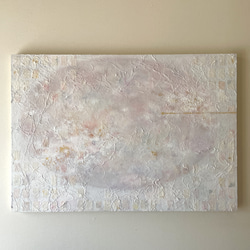 一点もの】流木 ウィービングタペストリー 『sweet milk tea, h