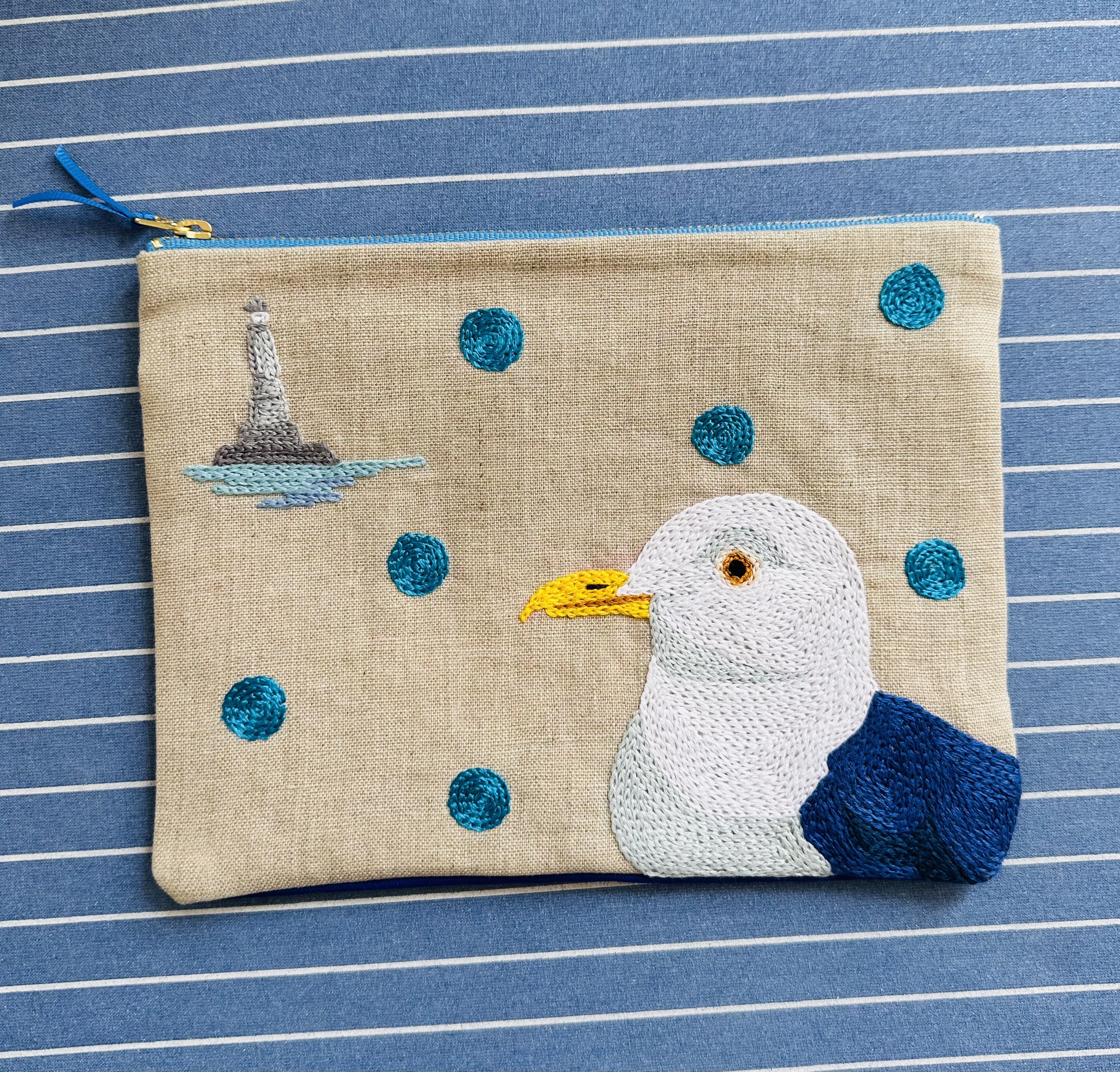 カモメのポーチ