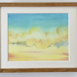 そらの色（原画＋額、マット付） 2枚目の画像