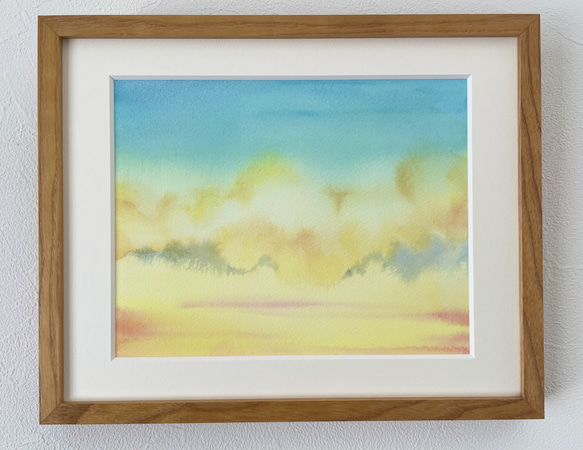 そらの色（原画＋額、マット付） 2枚目の画像