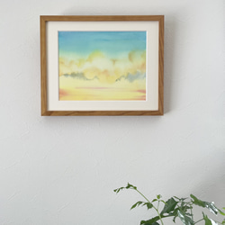 そらの色（原画＋額、マット付） 3枚目の画像