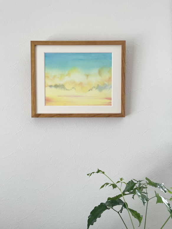 そらの色（原画＋額、マット付） 3枚目の画像