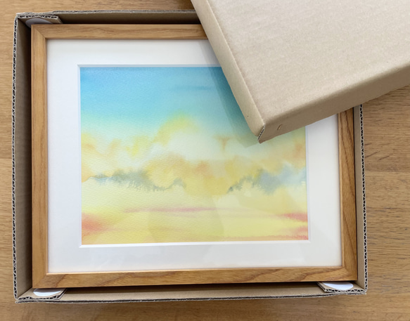 そらの色（原画＋額、マット付） 7枚目の画像