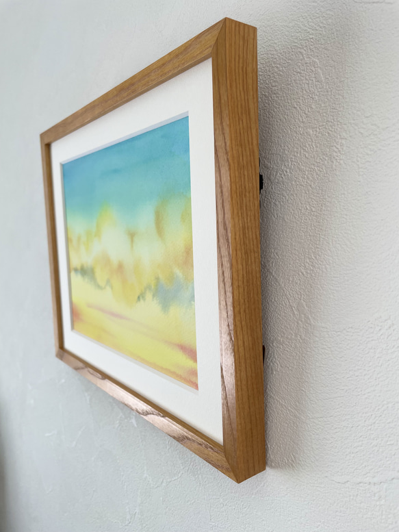 そらの色（原画＋額、マット付） 4枚目の画像