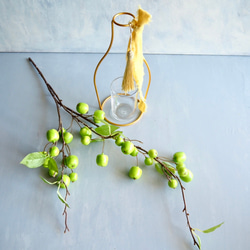 【クラブグリーンアップル】｜アーティフィシャルフラワー 花瓶アレンジ| 秋｜ギフト・インテリア雑貨 3枚目の画像