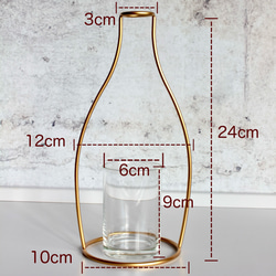 【クラブグリーンアップル】｜アーティフィシャルフラワー 花瓶アレンジ| 秋｜ギフト・インテリア雑貨 7枚目の画像