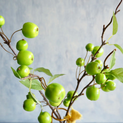 【クラブグリーンアップル】｜アーティフィシャルフラワー 花瓶アレンジ| 秋｜ギフト・インテリア雑貨 6枚目の画像