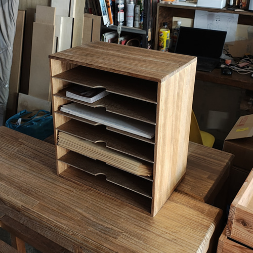 たくさん入るA4書類棚 棚・シェルフ・ラック Asukayama Works 通販