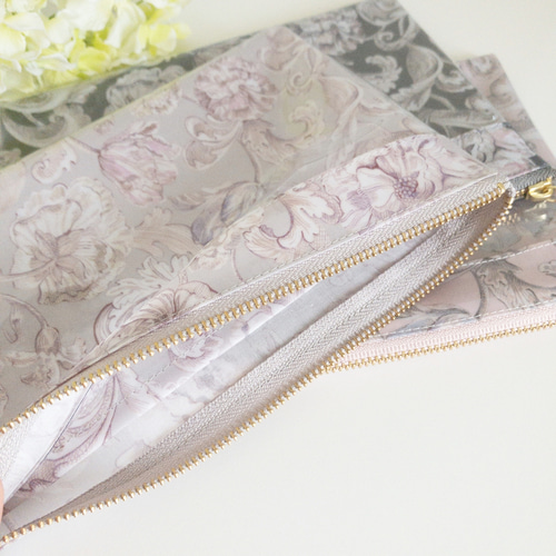 PVCクリアポーチ＊リバティ ラミネート＊アレキサンダー・マーブル