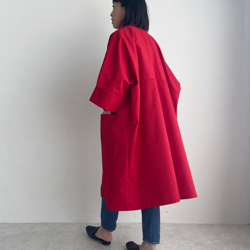 ハイネックコート(red) コート MELUMO 通販 19722870｜Creema(クリーマ)