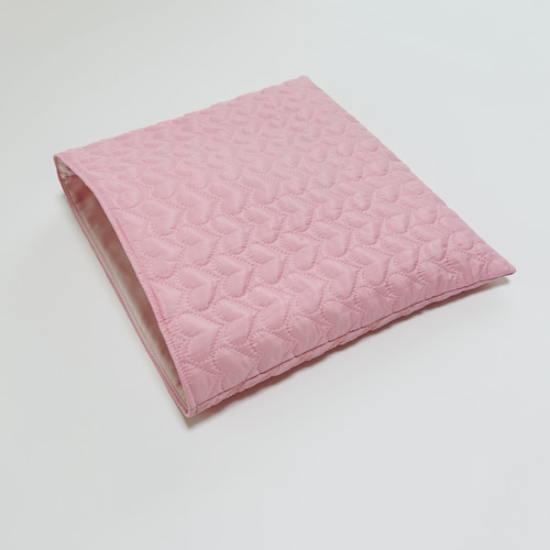 防災頭巾カバー 座布団カバー 女の子 ピンク ハート 入園入学 通園通学