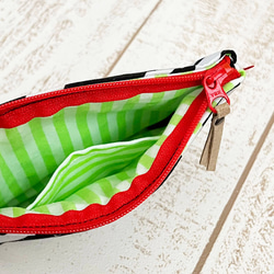 《送料無料》ふんわりミニポーチ ゼブラ柄LGL 12枚目の画像