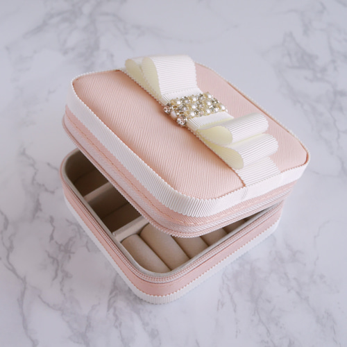 再販！【即納1点限り】ジュエリーボックス ミニ ピンク アクセサリー