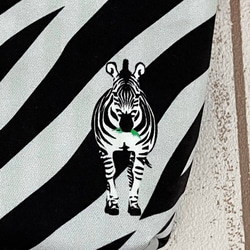 《送料無料》コスメポーチ ゼブラ柄LGL 8枚目の画像